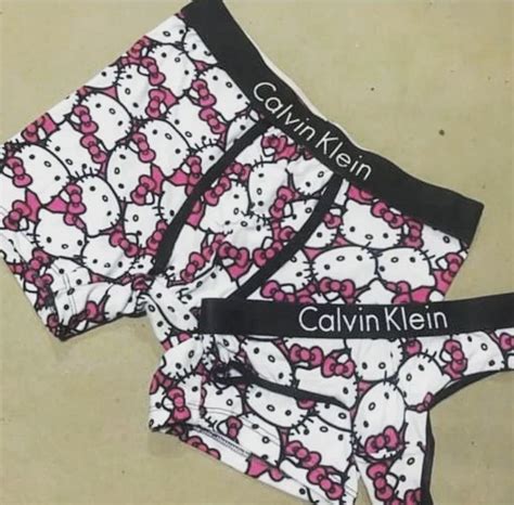 calvin klein matching underwear set.